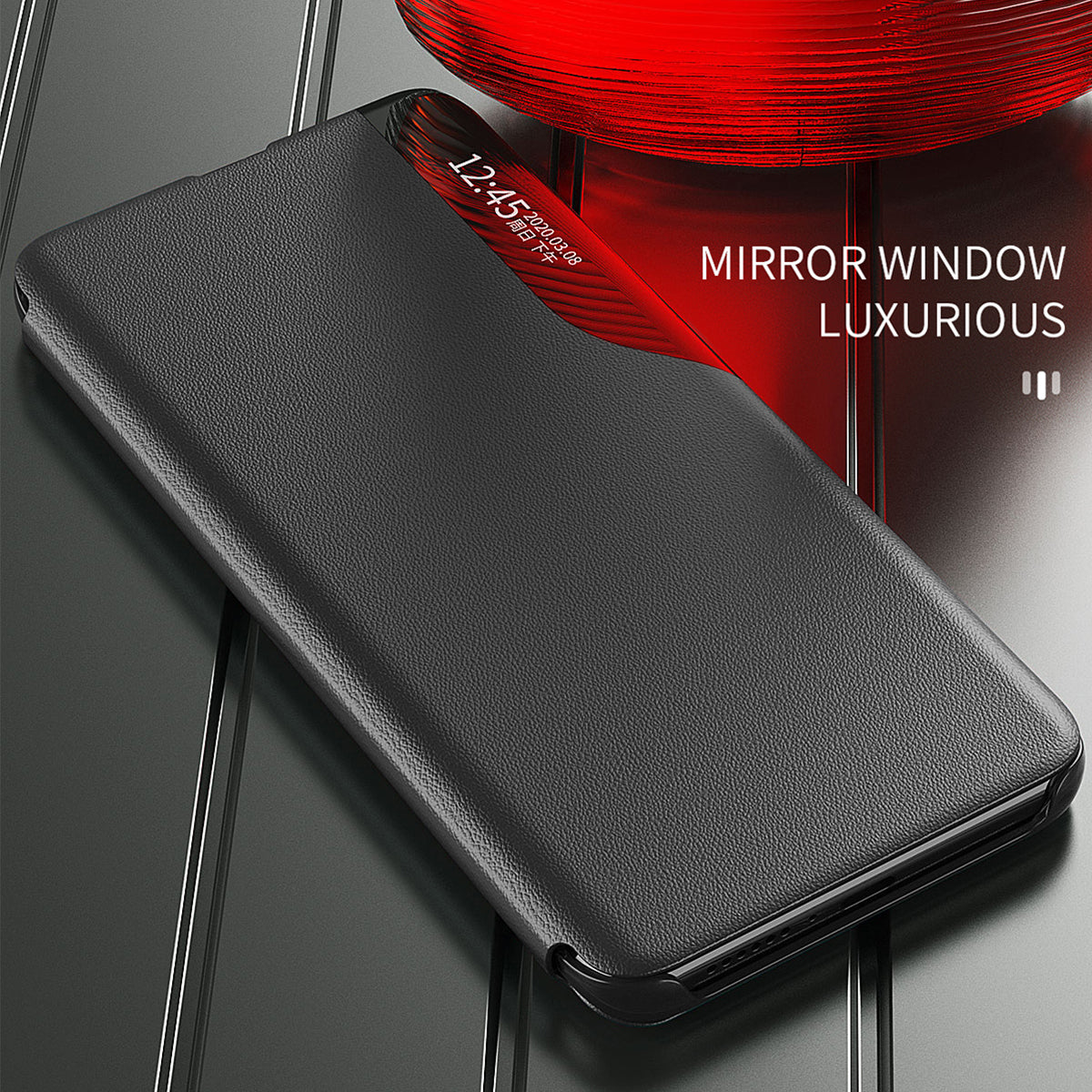 Til Samsung Galaxy M14 5G View Window Phone Case PU Læder Telefon Stand Cover Til Samsung Galaxy M14 5G View Window Phone Case PU Læder Telefon Stand Cover